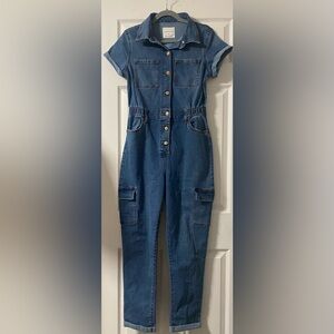 Celebrity Pink Denim Blue Overalls